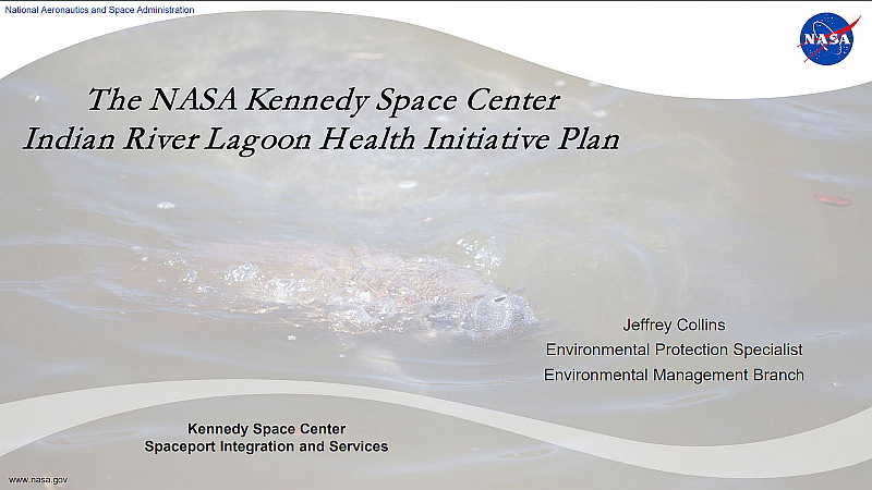 NASA Kennedy Space Center Indian River Lagoon Health Initiative Plan Slide 1