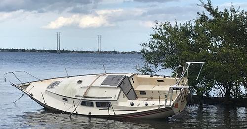 Derelict boat